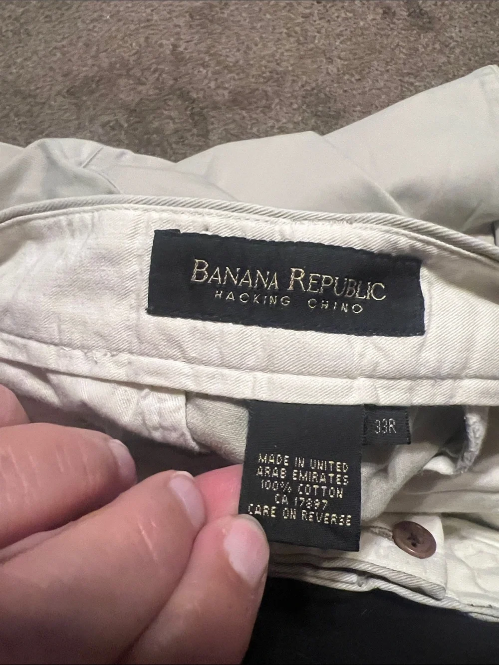 Banana republic 100% cotton chino